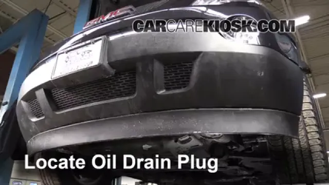 2012 GMC Acadia SLE 3.6L V6 Huile Changer l'huile et le filtre à huile